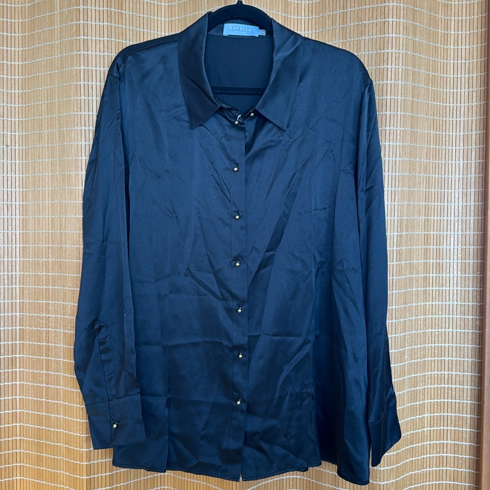 NWT Ravella Milano 100% Silk Shirt